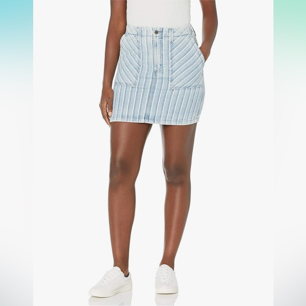 NWT AG Adriano Goldschmied Lana Mini Denim Workskirt size 27